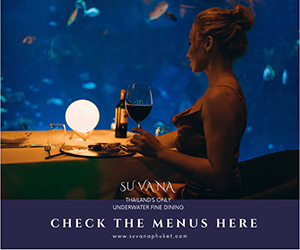 Su Va Na, Underwater dining experience Phuket, Thailand